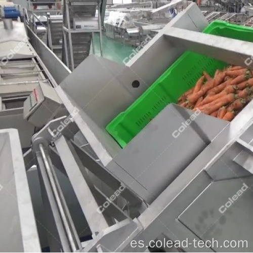 Máquina de propina hidráulica para vegetales de la raíz Patatas de cebolla